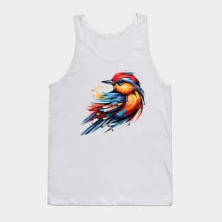 bird with pop art style Tank Top